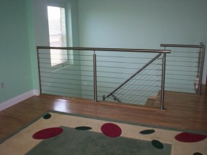 Stainless steel framework and cable